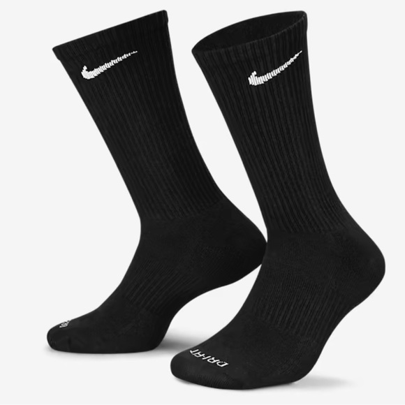 NIKE 
Training Crew Socks (3 Pairs)
Nike Everyday Cushioned - Picture 11 of 12
